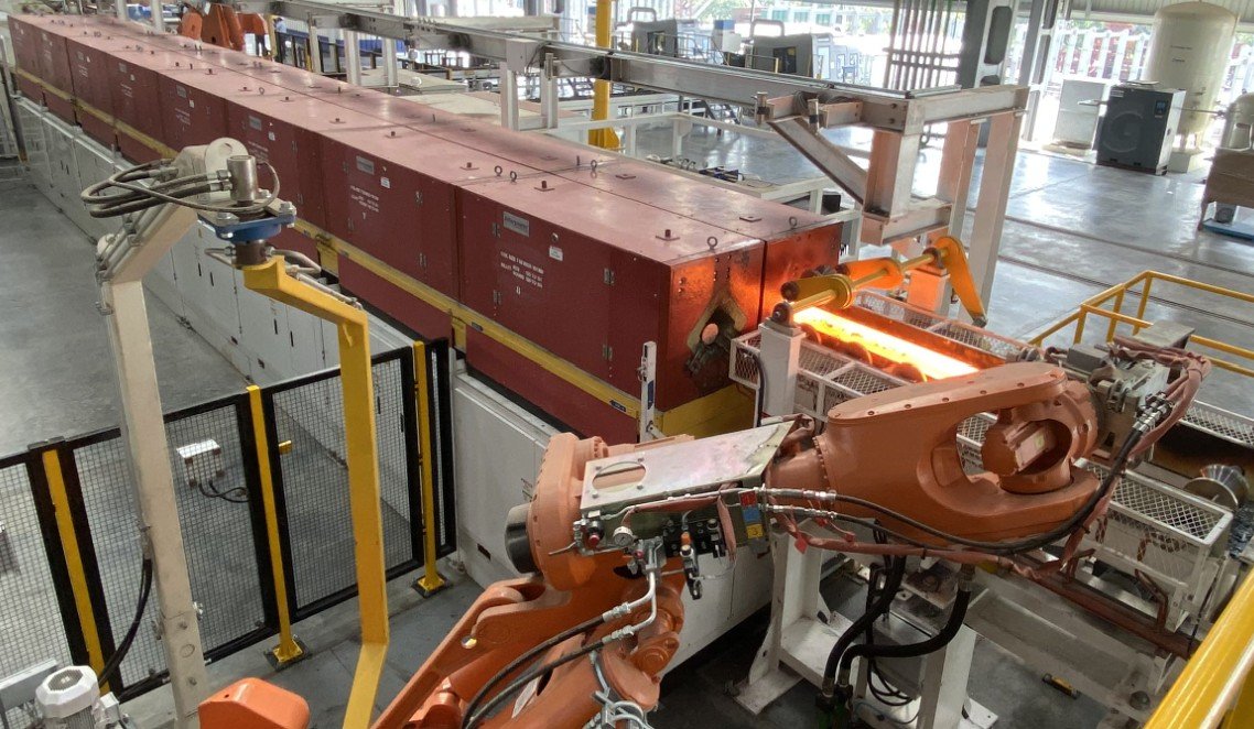 Interpower Induction Billet Heater Thailand Zone Control Technology